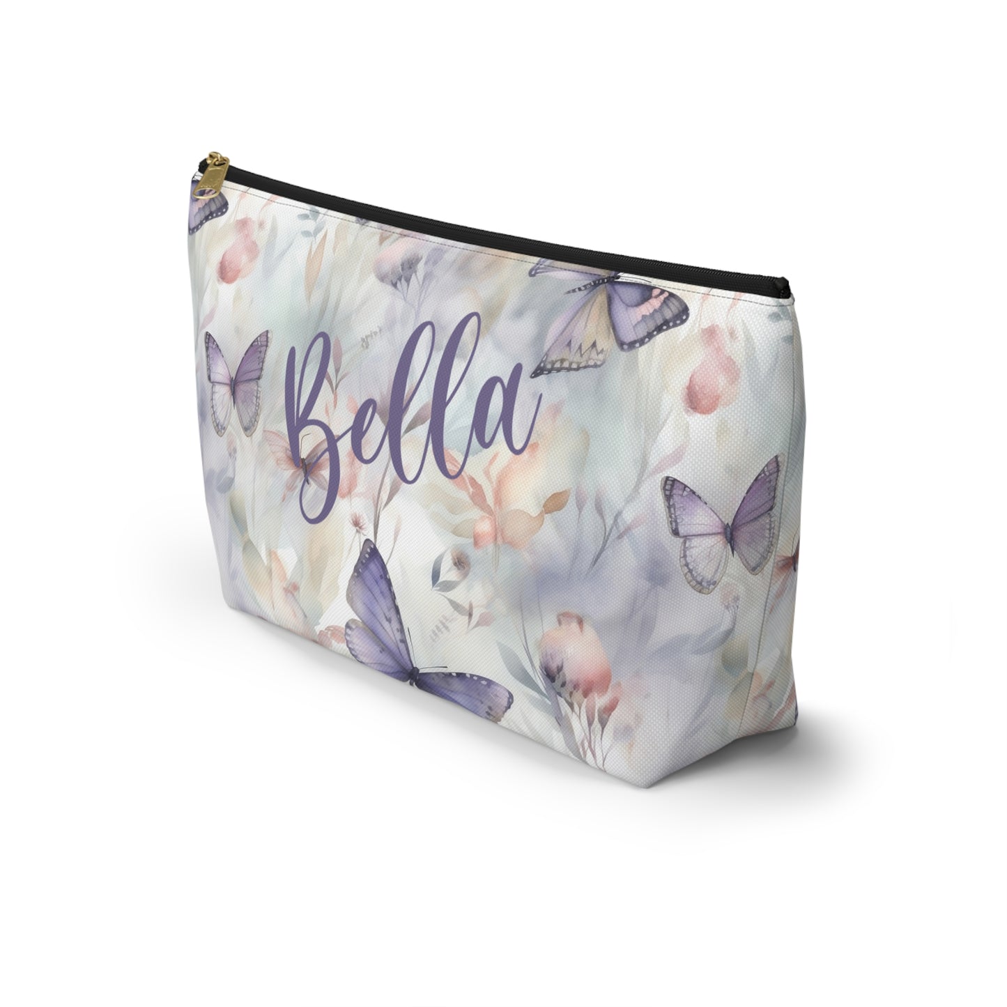 Butterfly Makeup Bag / Personalized Cosmetic Bag