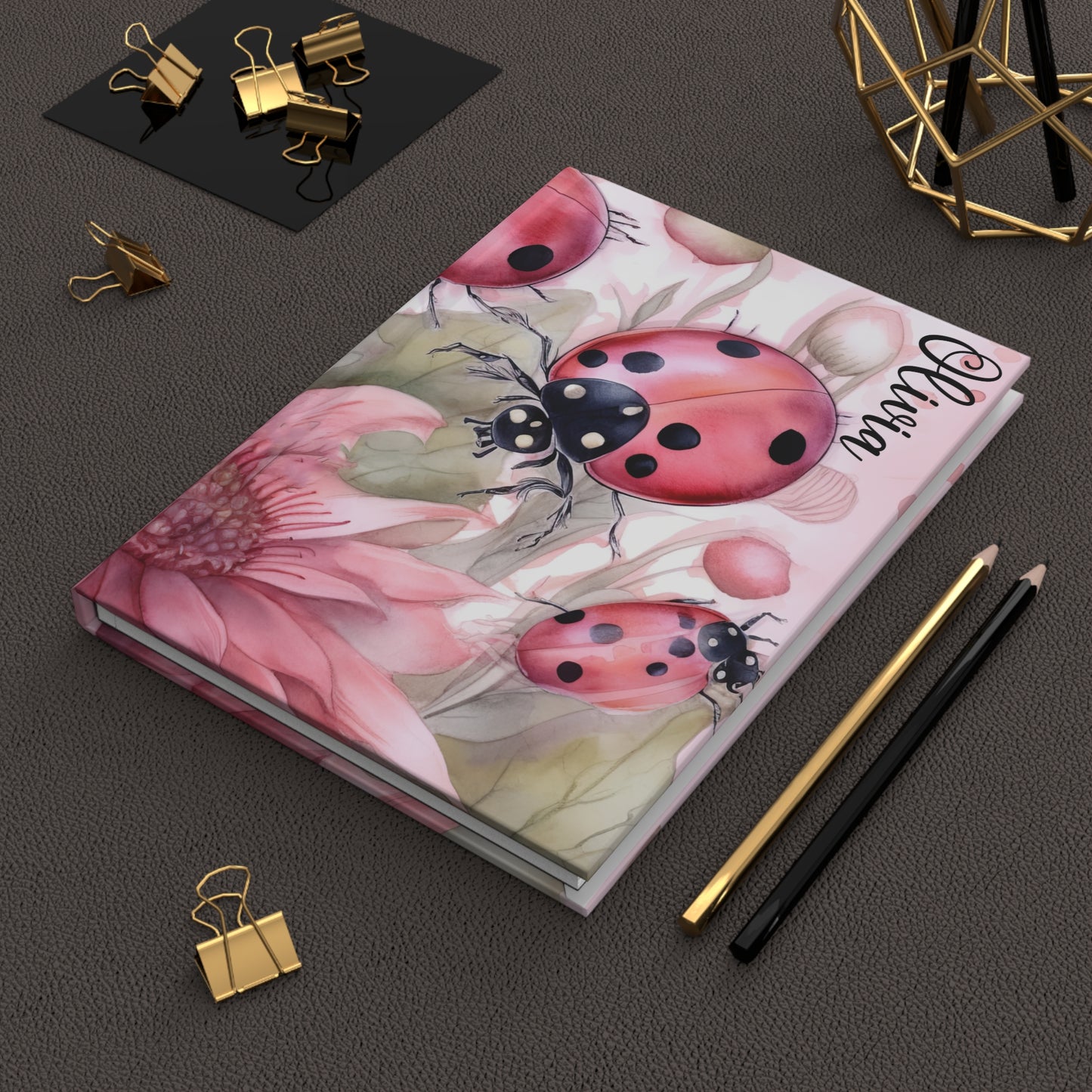 Ladybug Journal / Personalized Journal