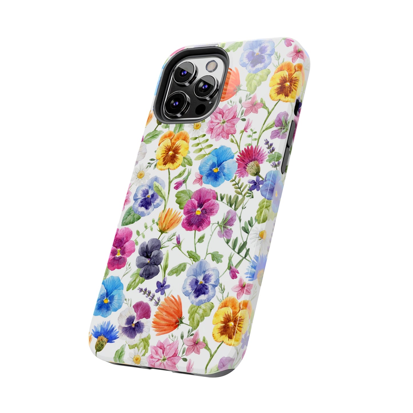 Floral IPhone Case / Pansy Phone Case