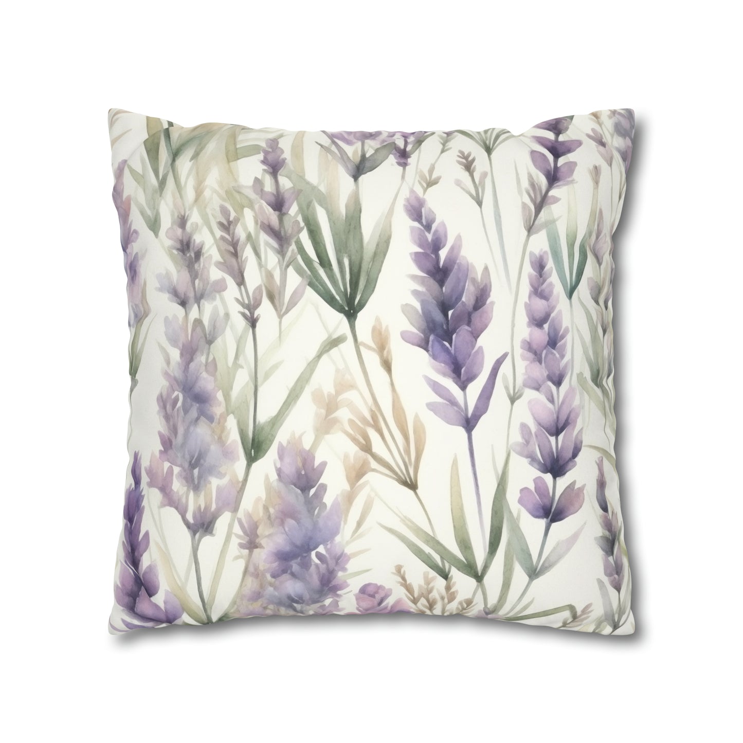 Lavender Watercolor Pillow Case