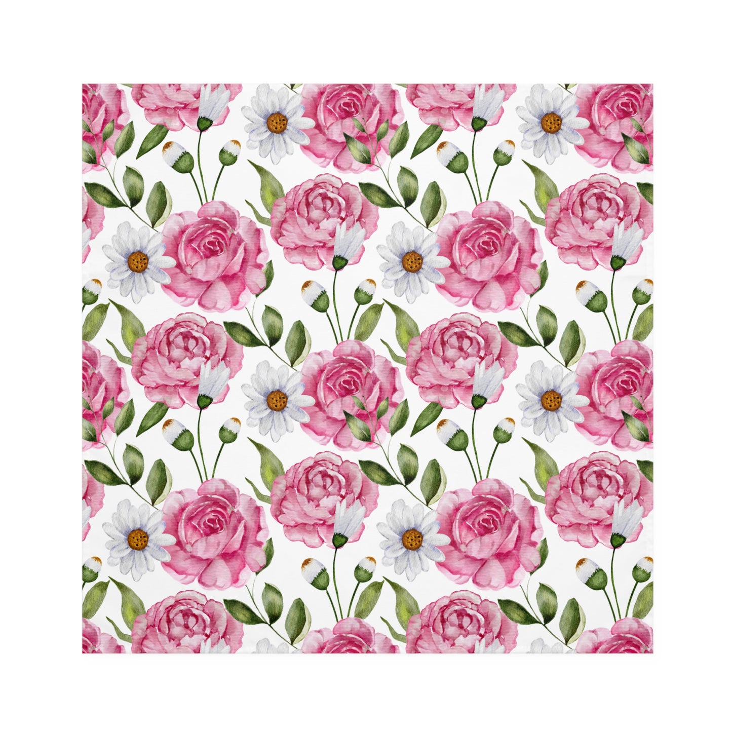 Pink Rose Napkins / Set of 4