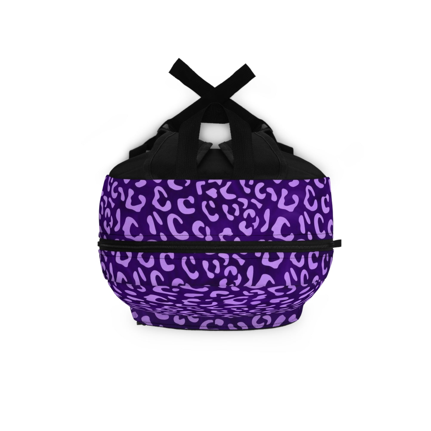 Purple Leopard Print Backpack / Girl's Purple Bookbag