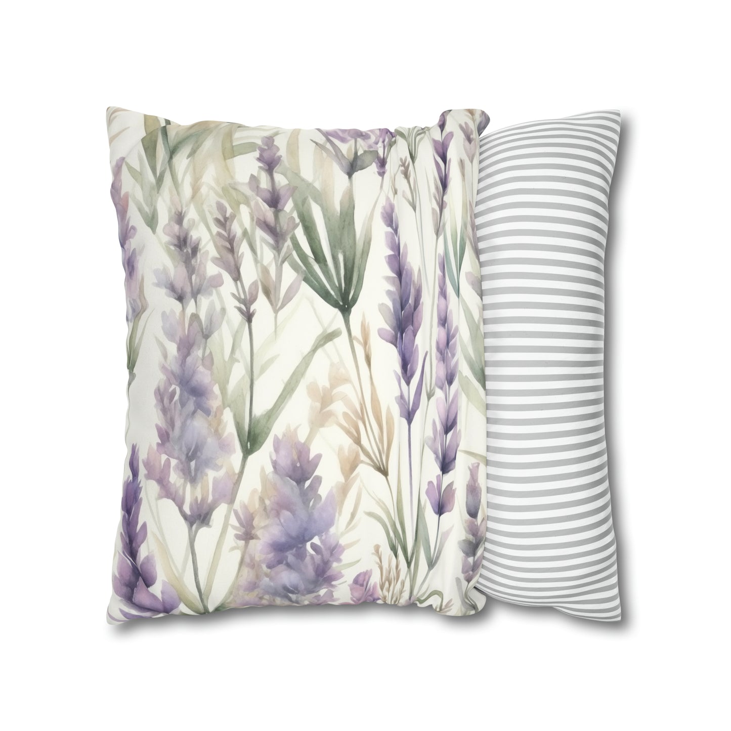 Lavender Watercolor Pillow Case