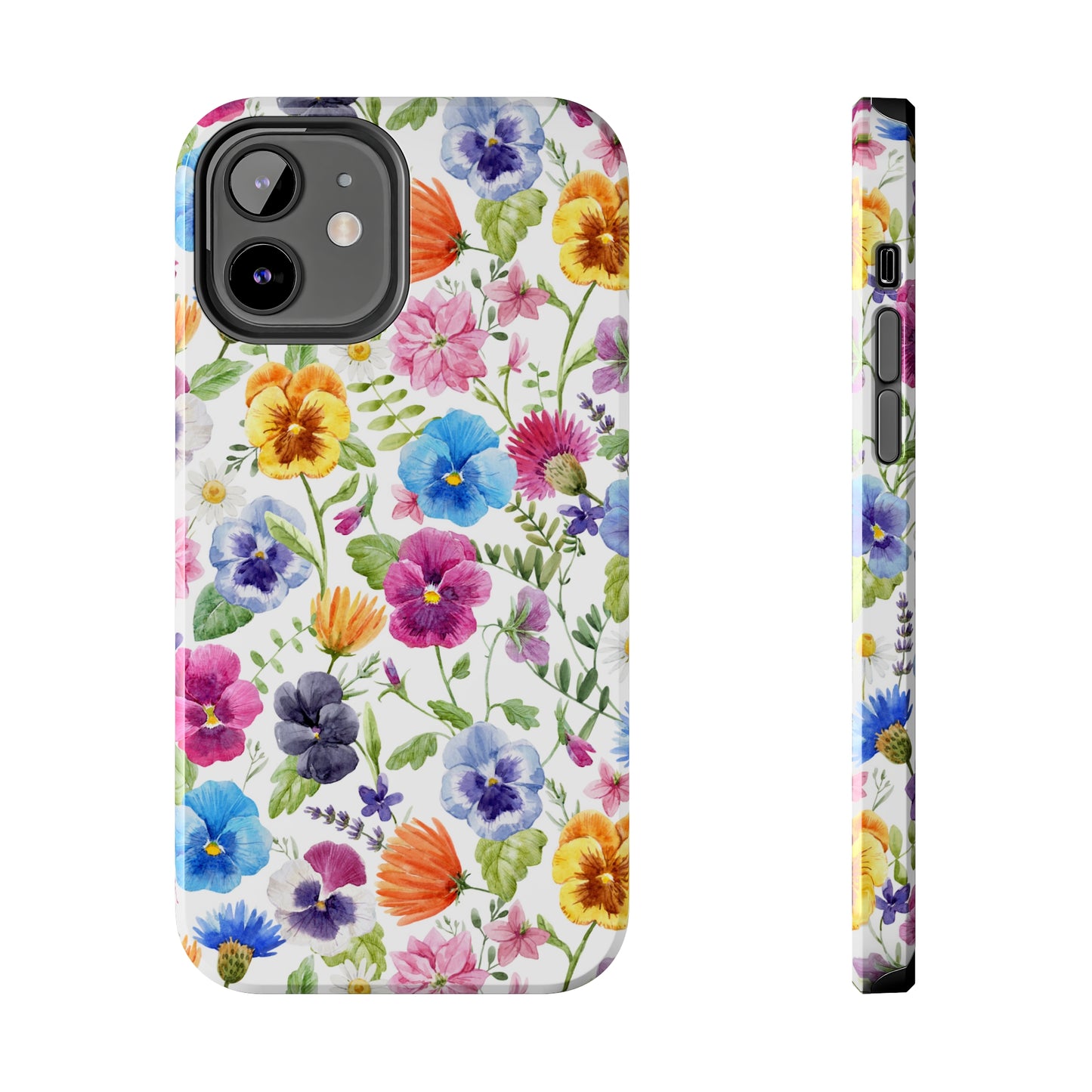 Floral IPhone Case / Pansy Phone Case