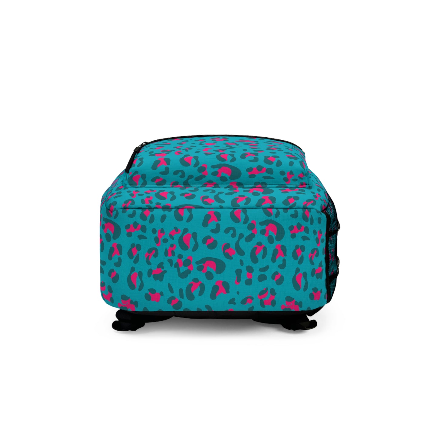 Blue Leopard Print Backpack / Girl's Personalized Backpack