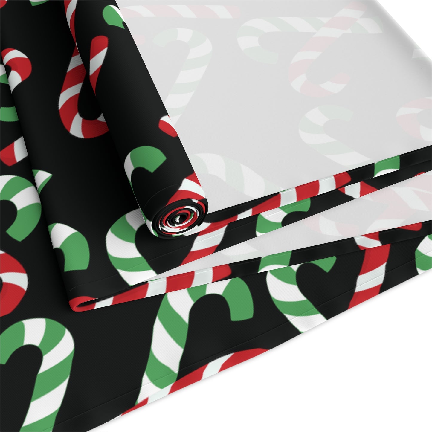 Christmas Candy Cane Table Runner