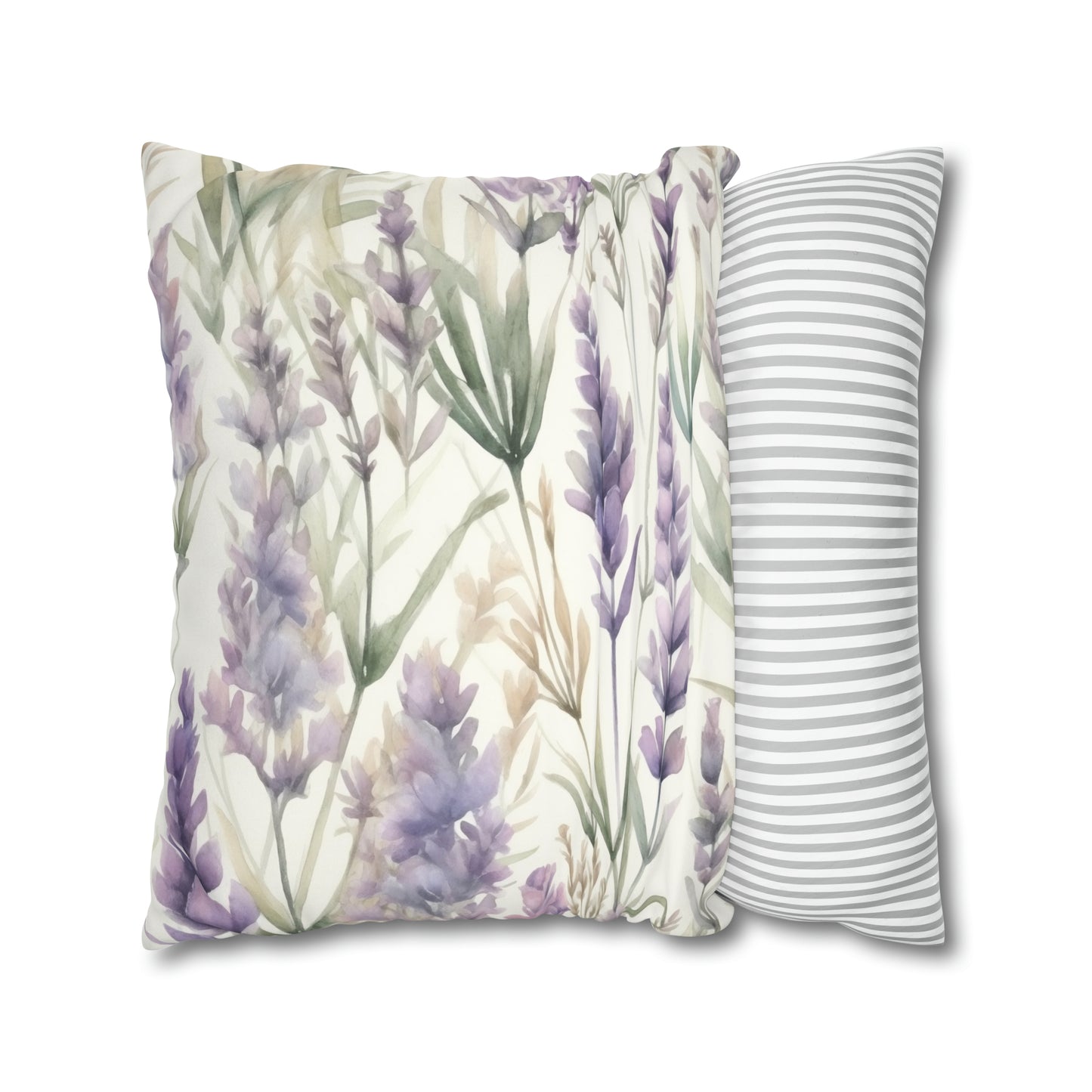 Lavender Watercolor Pillow Case