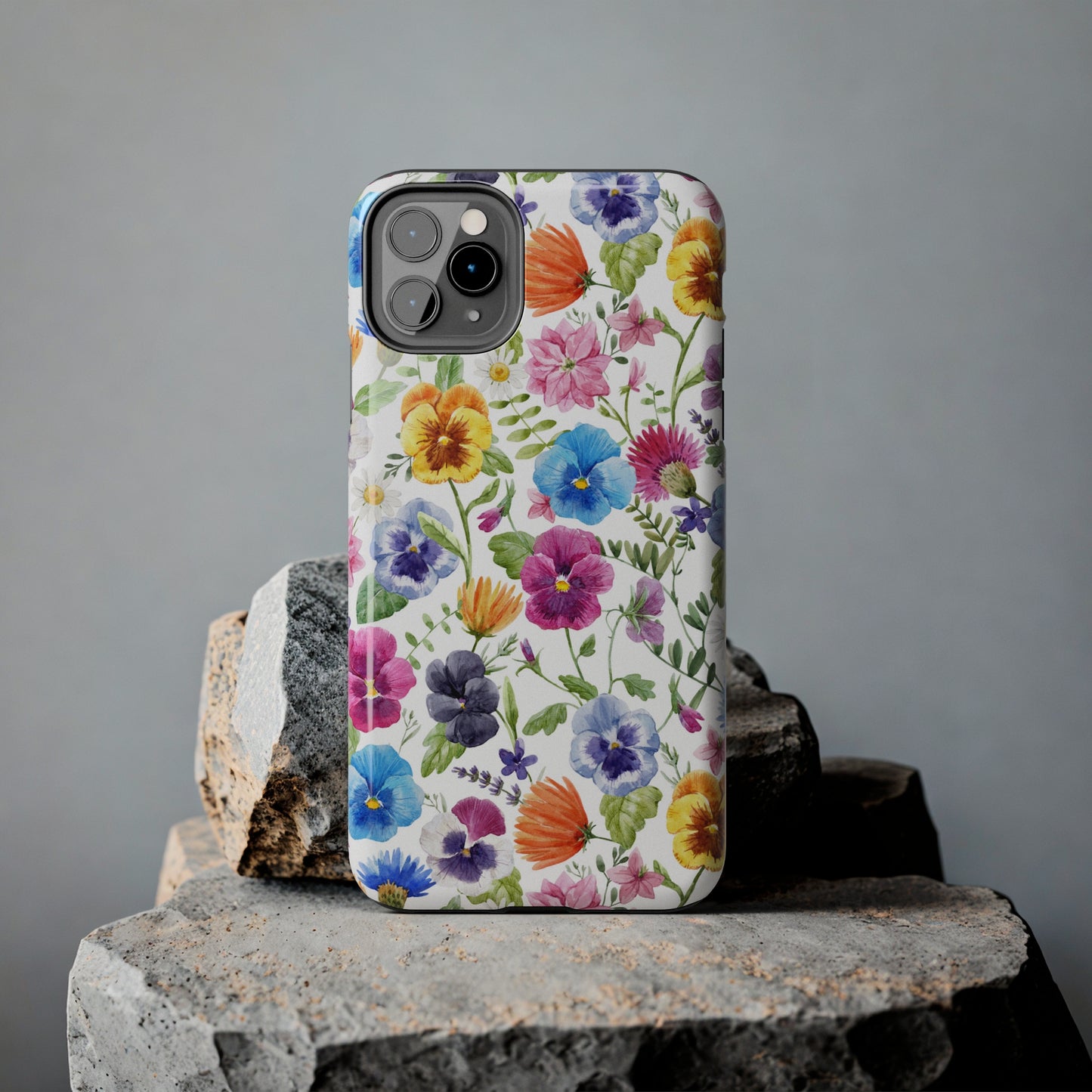 Floral IPhone Case / Pansy Phone Case