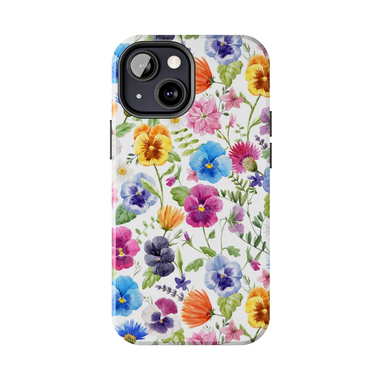 Floral IPhone Case / Pansy Phone Case