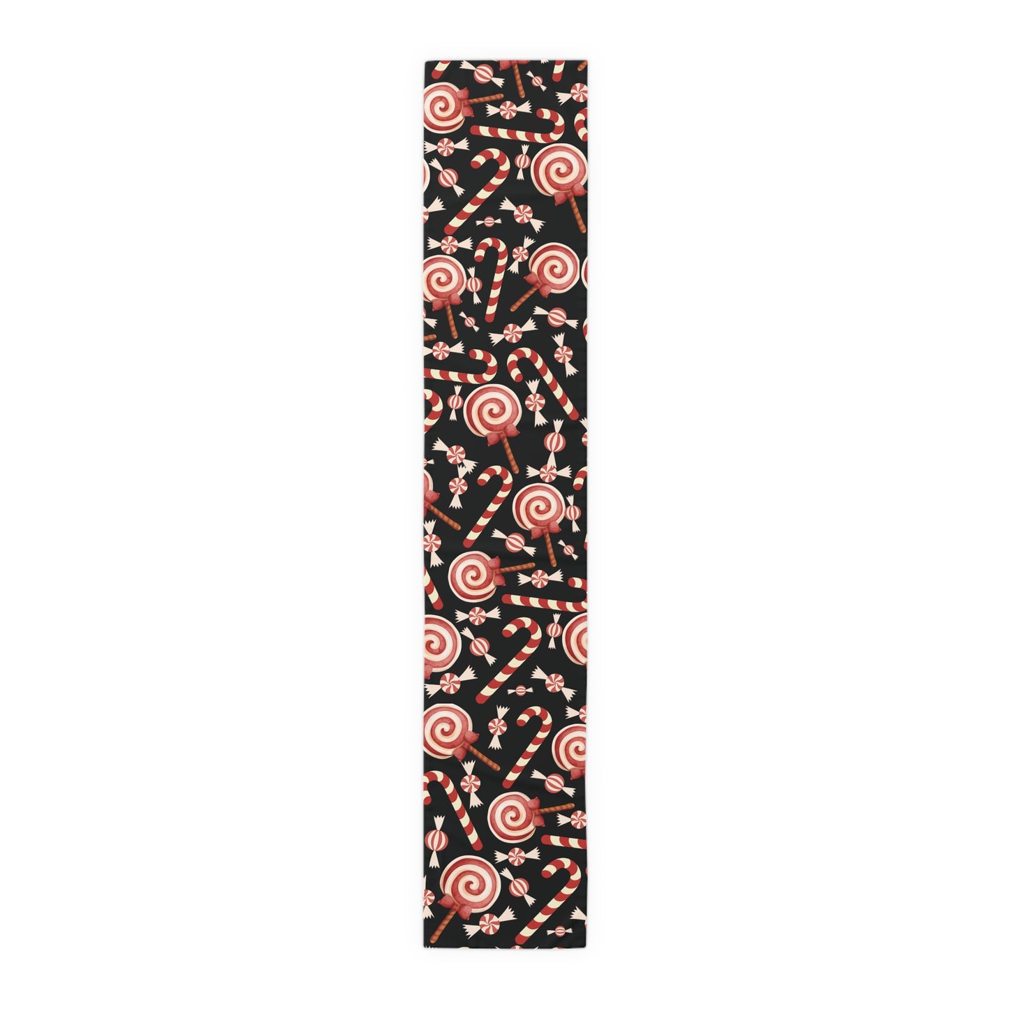 Christmas Candy Cane Table Runner