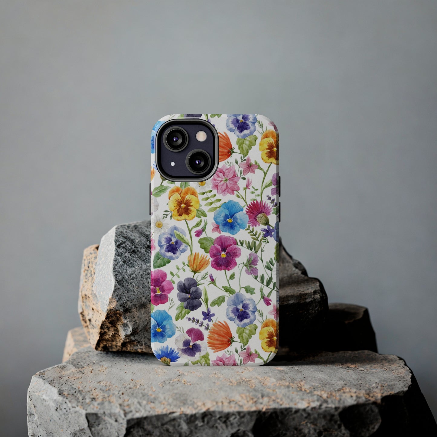 Floral IPhone Case / Pansy Phone Case