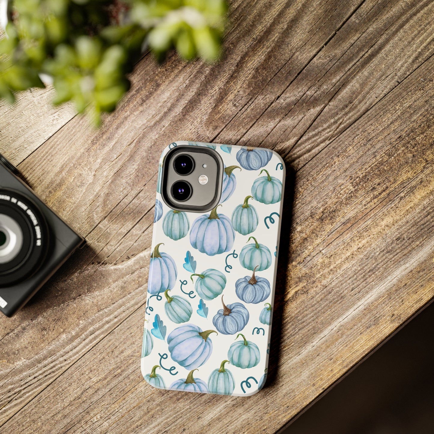 Fall Blue Pumpkin Phone Case