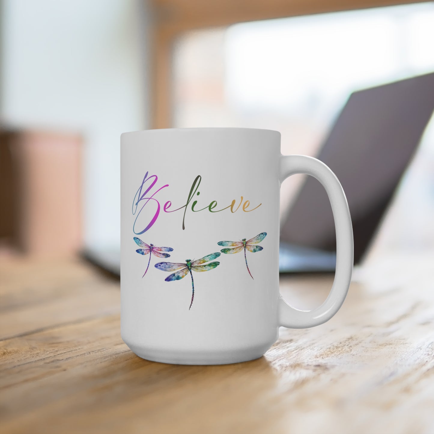 Dragonfly Believe Mug