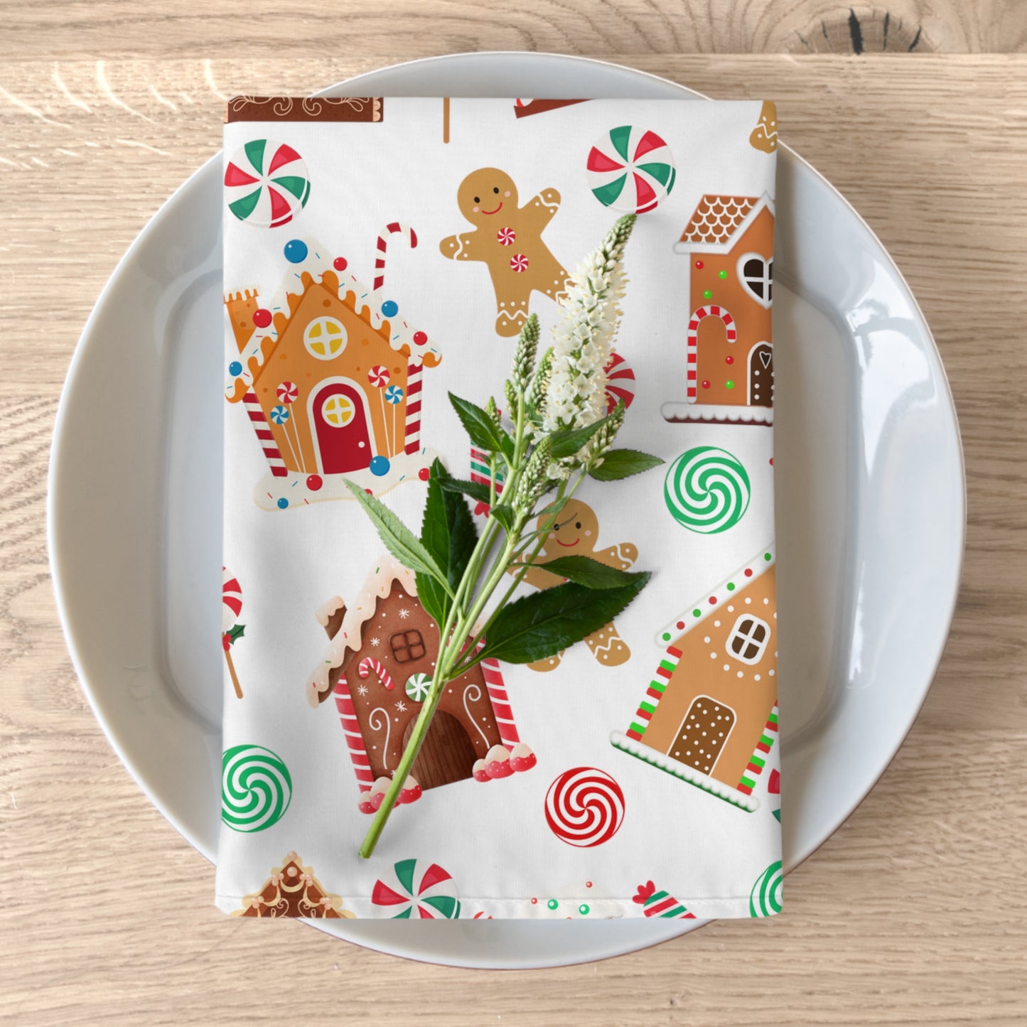 Christmas Gingerbread Napkins