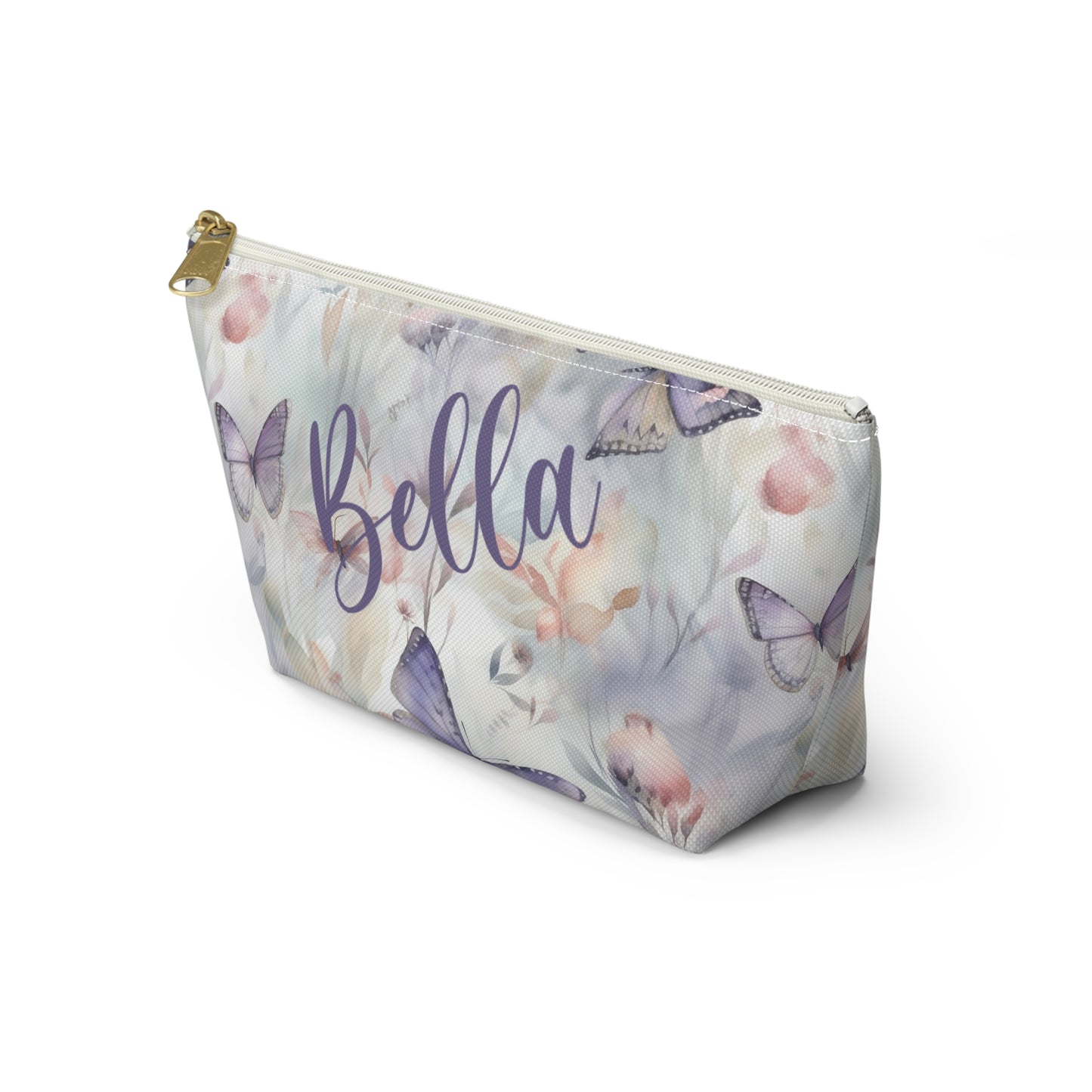 Butterfly Makeup Bag / Personalized Cosmetic Bag