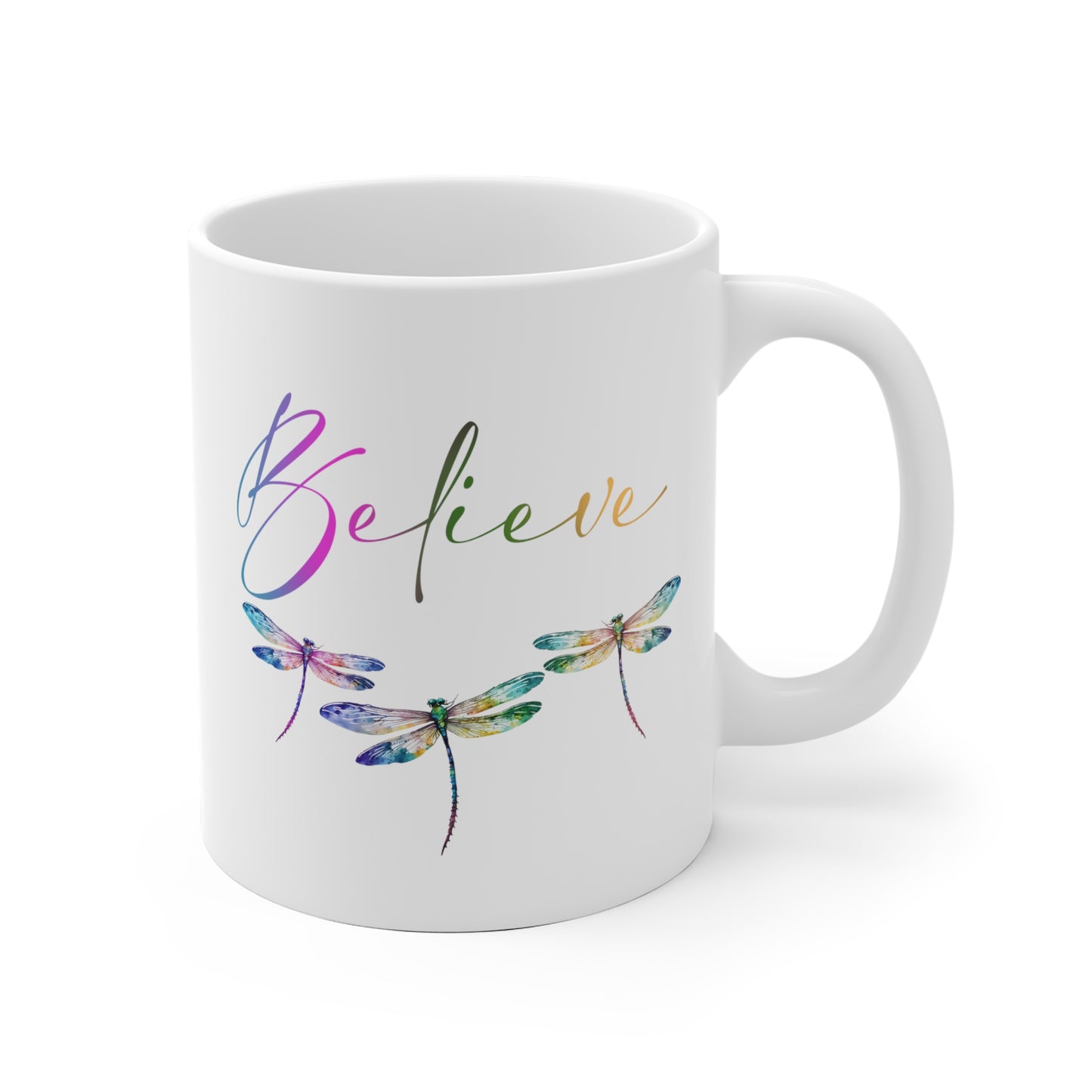 Dragonfly Believe Mug