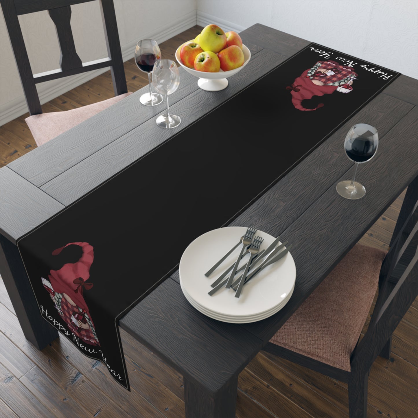 New Years Table Runner / Gnome Table Runner