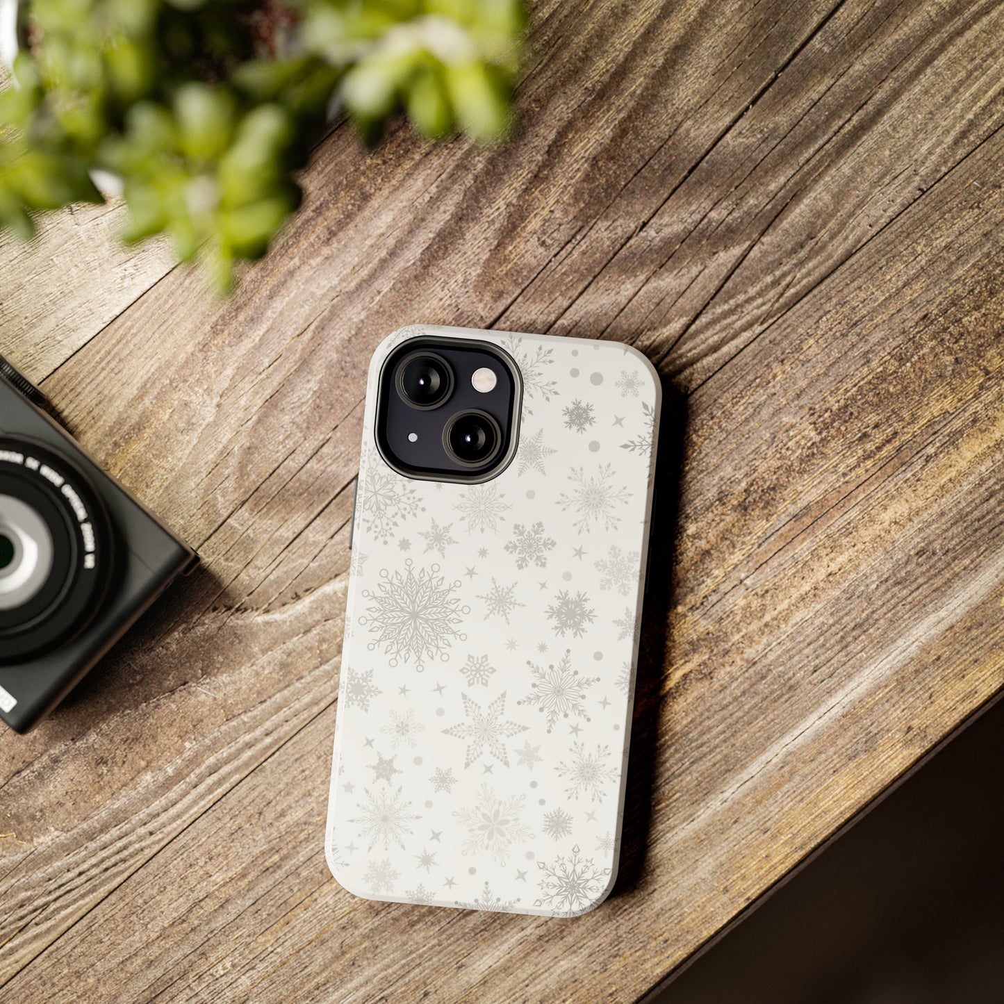 White Winter Snowflake Phone Case