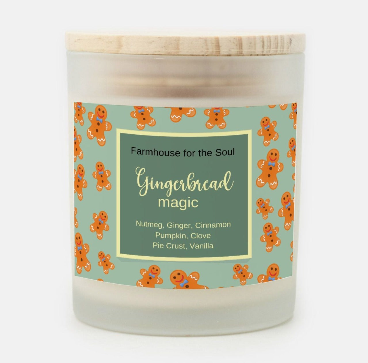 hand poured gingerbread candle