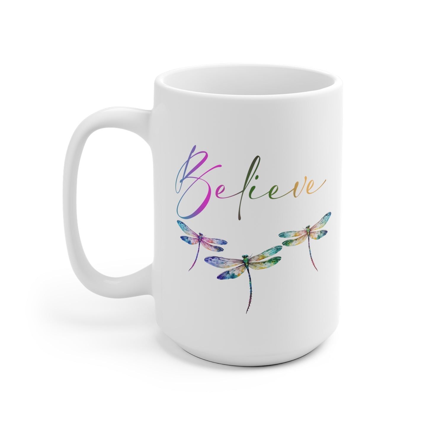 Dragonfly Believe Mug