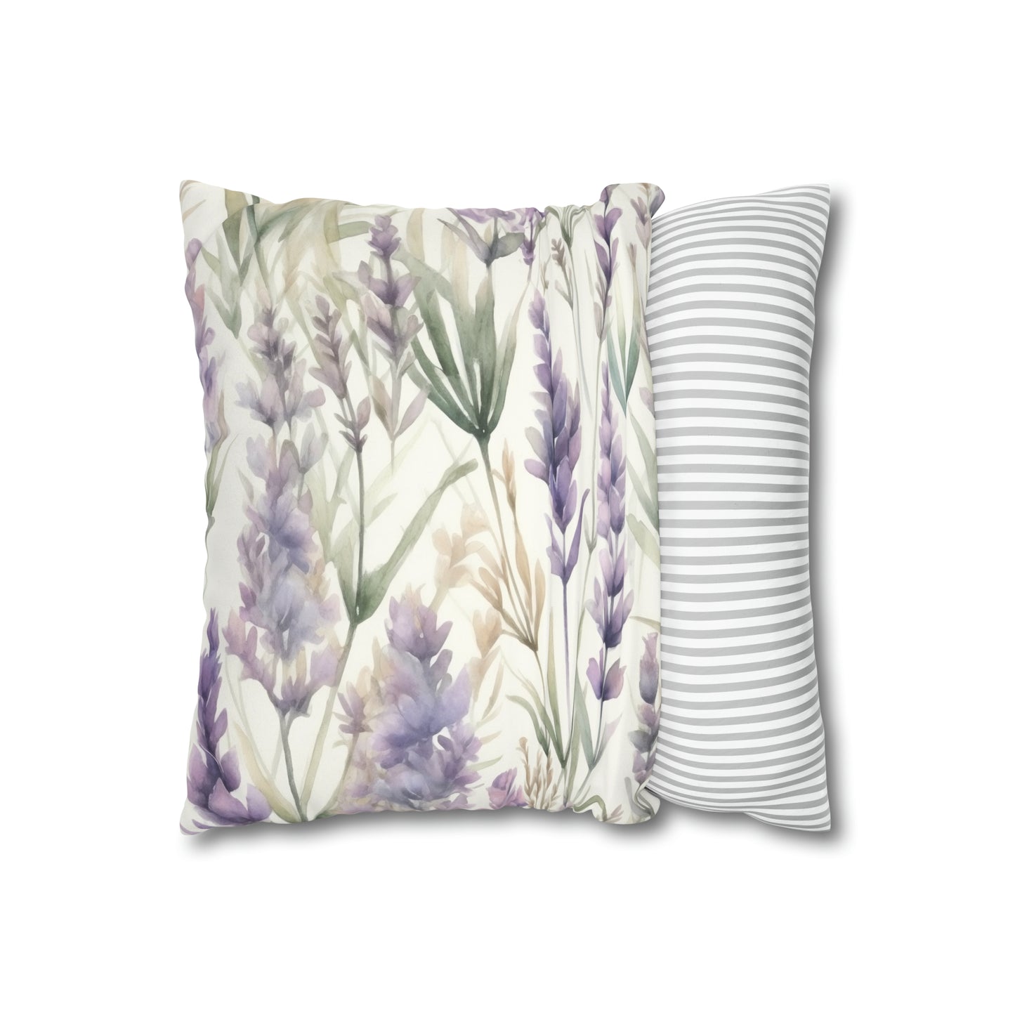 Lavender Watercolor Pillow Case