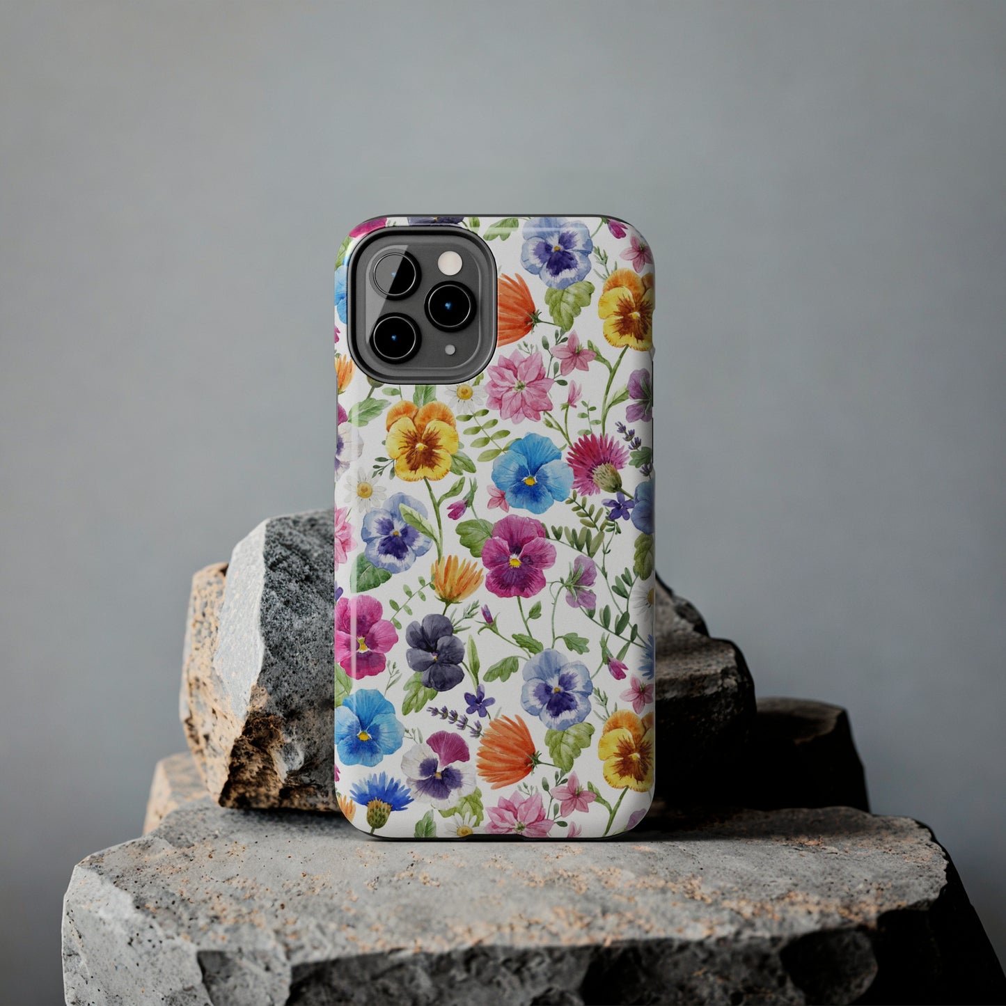 Floral IPhone Case / Pansy Phone Case