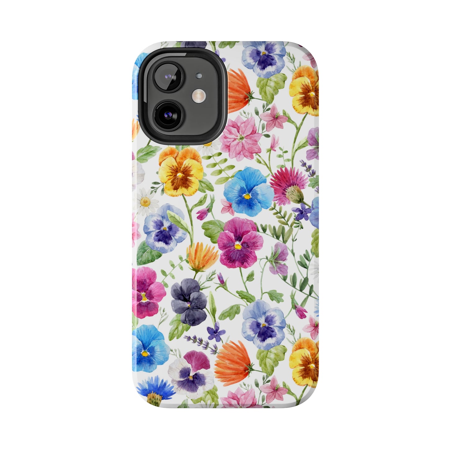 Floral IPhone Case / Pansy Phone Case