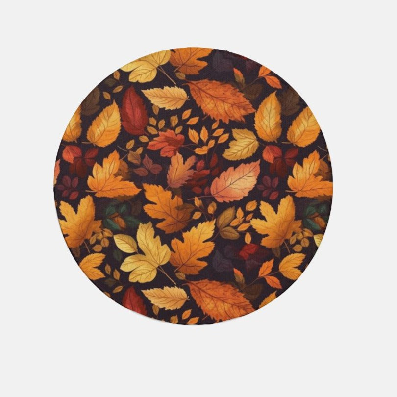 fall leaves coaster set