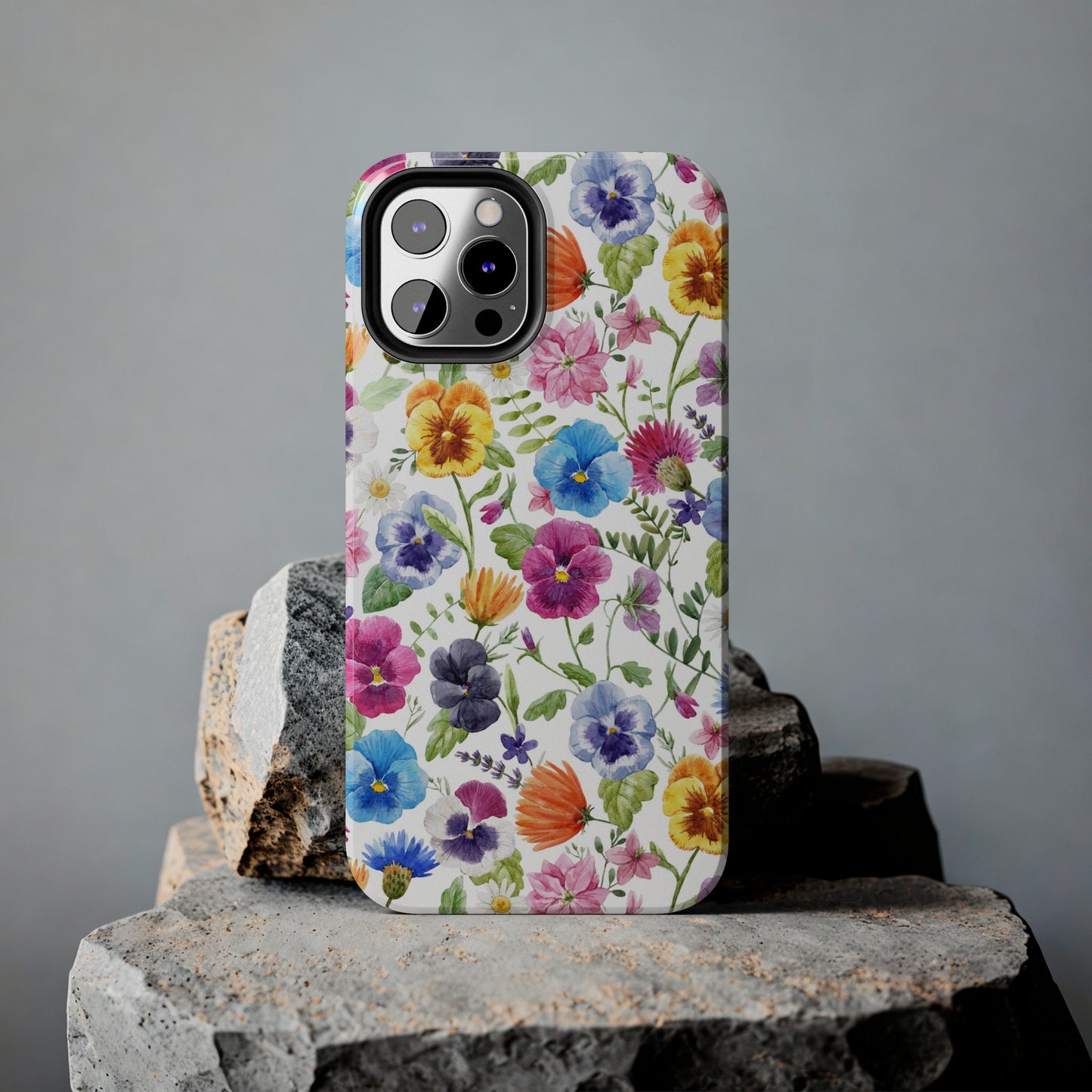 Floral IPhone Case / Pansy Phone Case