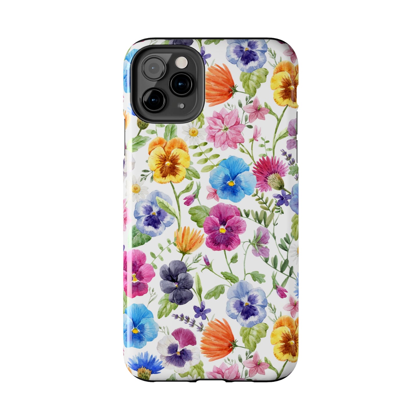 Floral IPhone Case / Pansy Phone Case