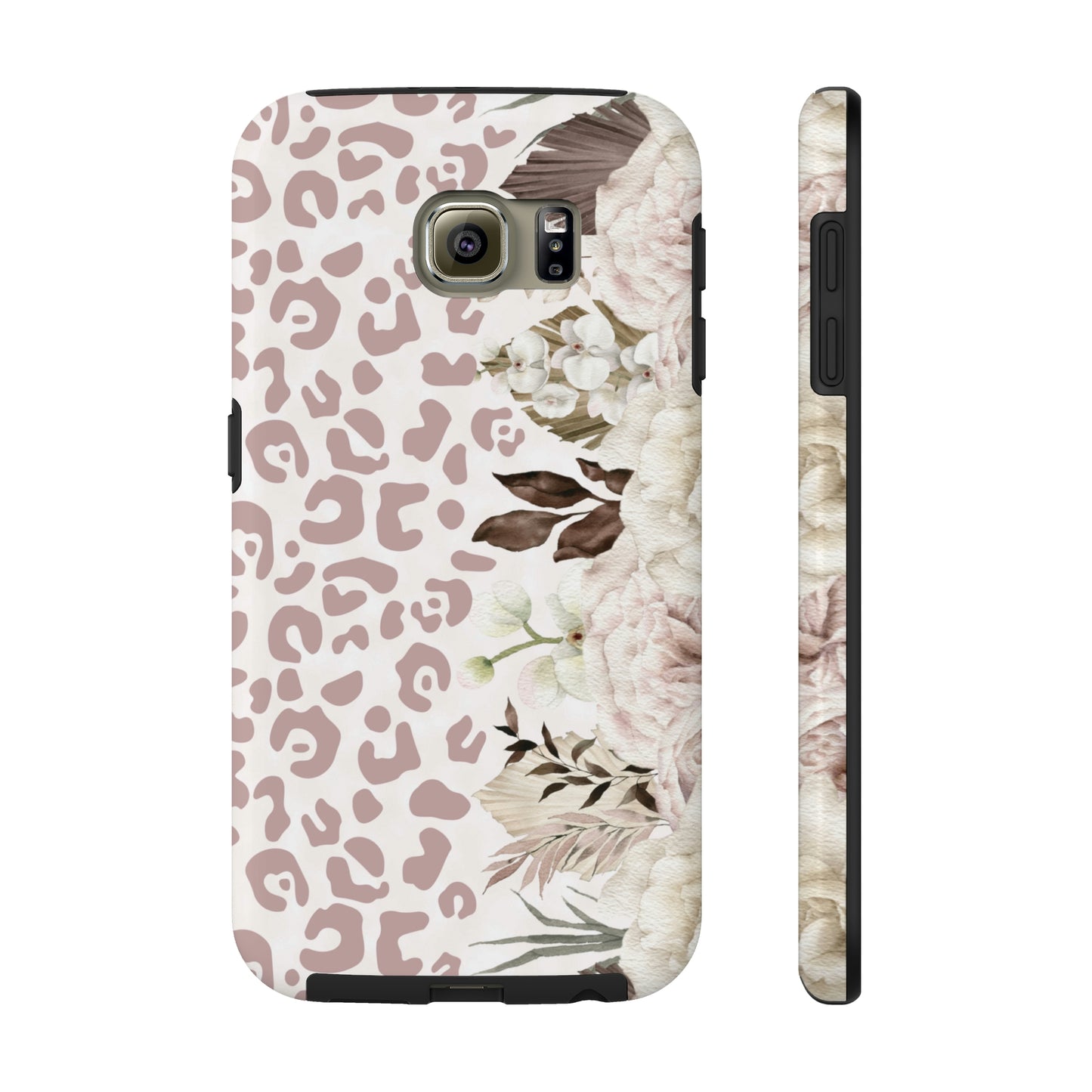 Women's Leopard Print Floral Iphone Case