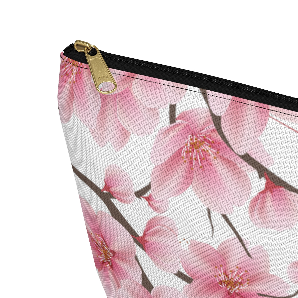 Cherry Blossom Makeup Bag / Pink Cosmetic Bag