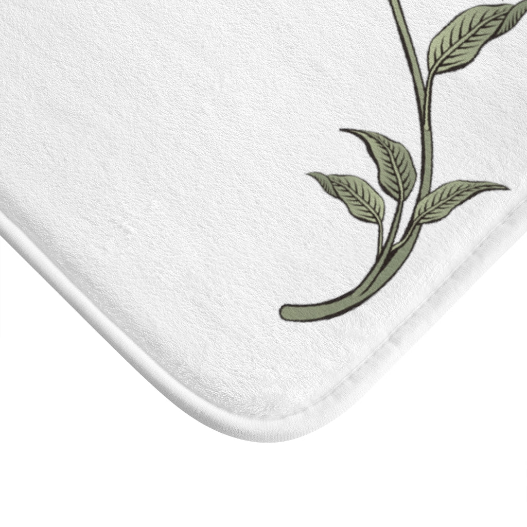 Sunflower Bath Mat / Floral Bathroom Decor