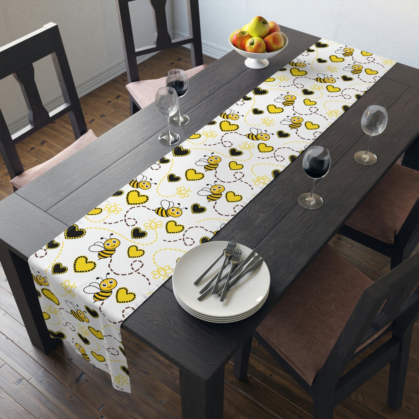 Honey Bee Table Runner / Bee Decor