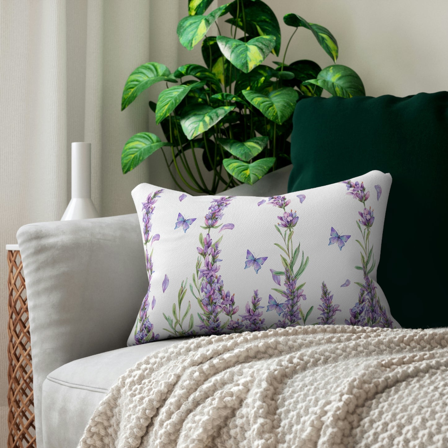 Lavender Lumbar Pillow