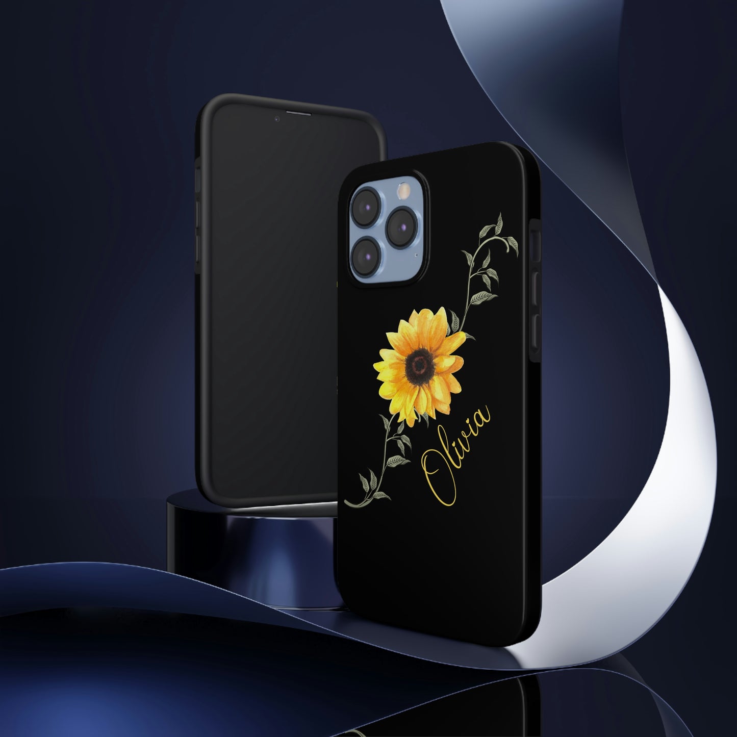 Sunflower IPhone Case / Personalized Girl's Phone Case