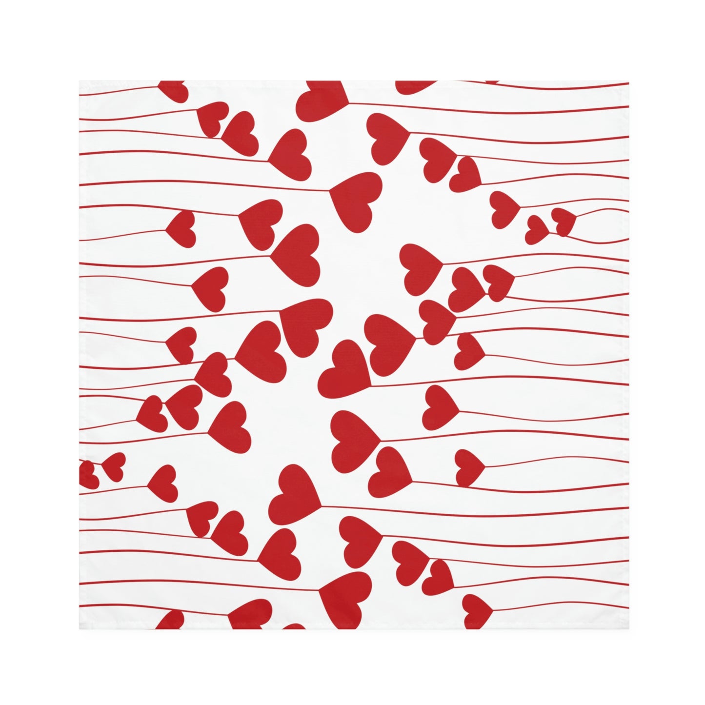 Valentine's Day Napkins / Valentines Day Decor / Heart Decor / Heart Napkins