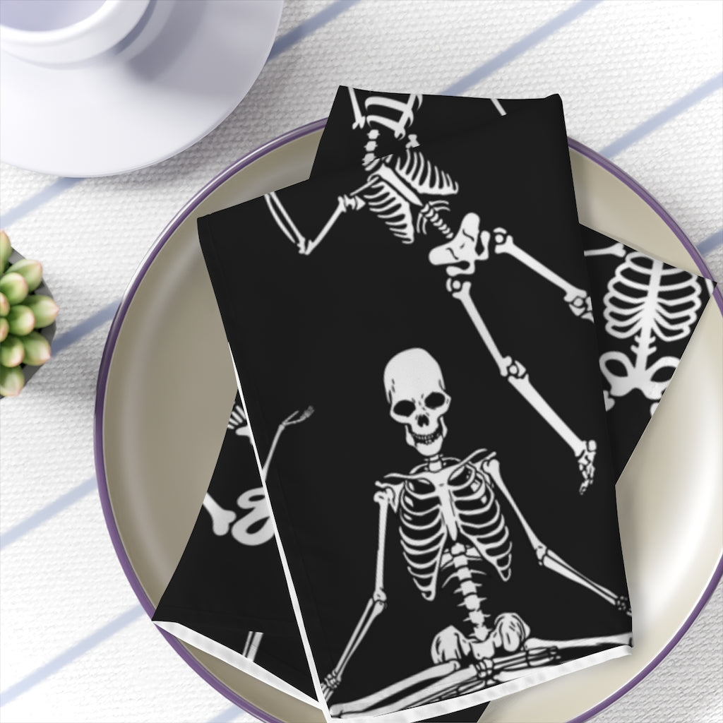 Halloween Napkins / Skeleton Table Decor