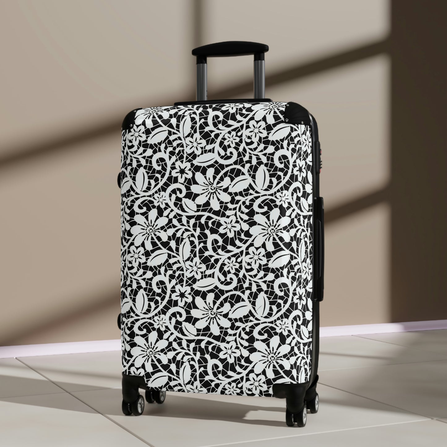 Floral Suitcase / Custom Luggage