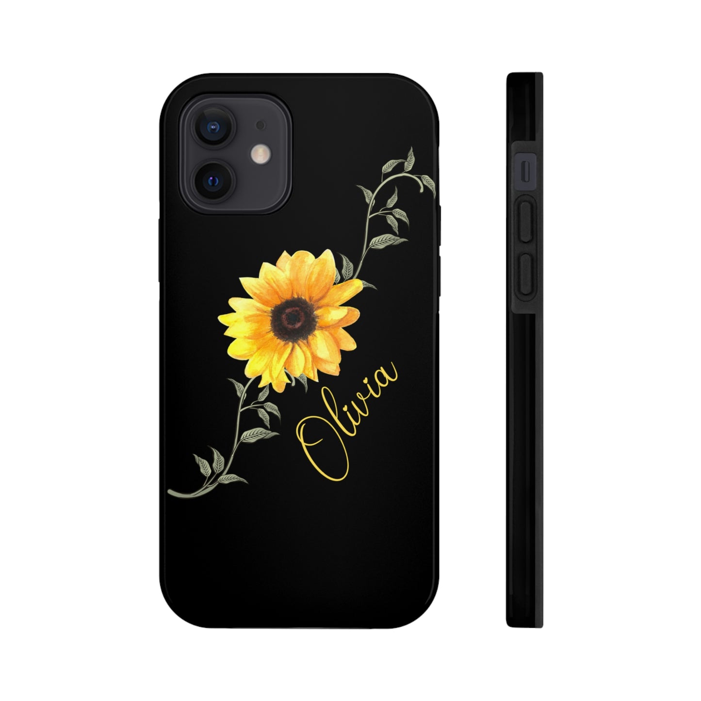 Sunflower IPhone Case / Personalized Girl's Phone Case