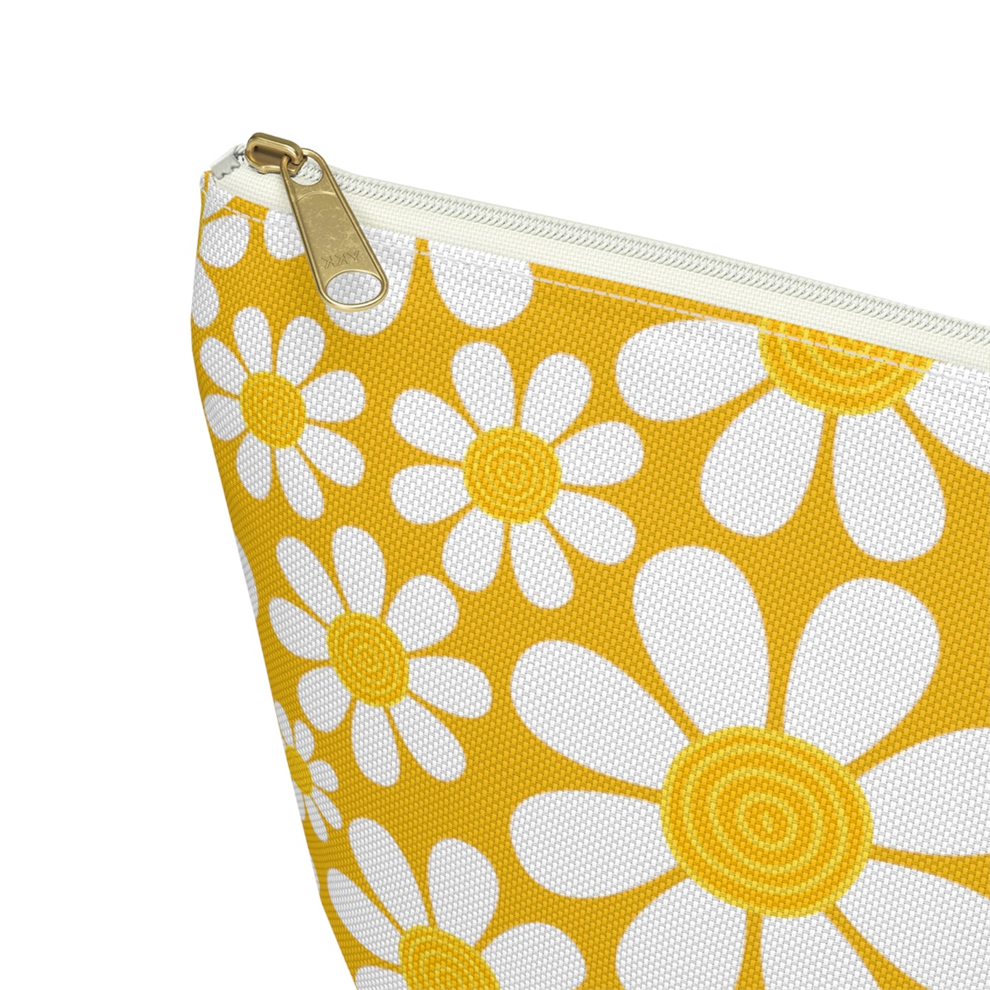 Yellow Daisy Makeup Bag