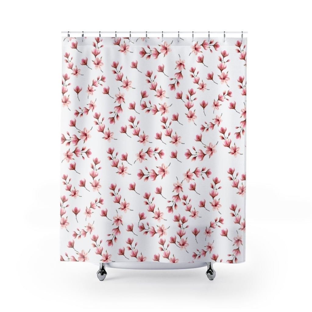 Magnolia shower curtain