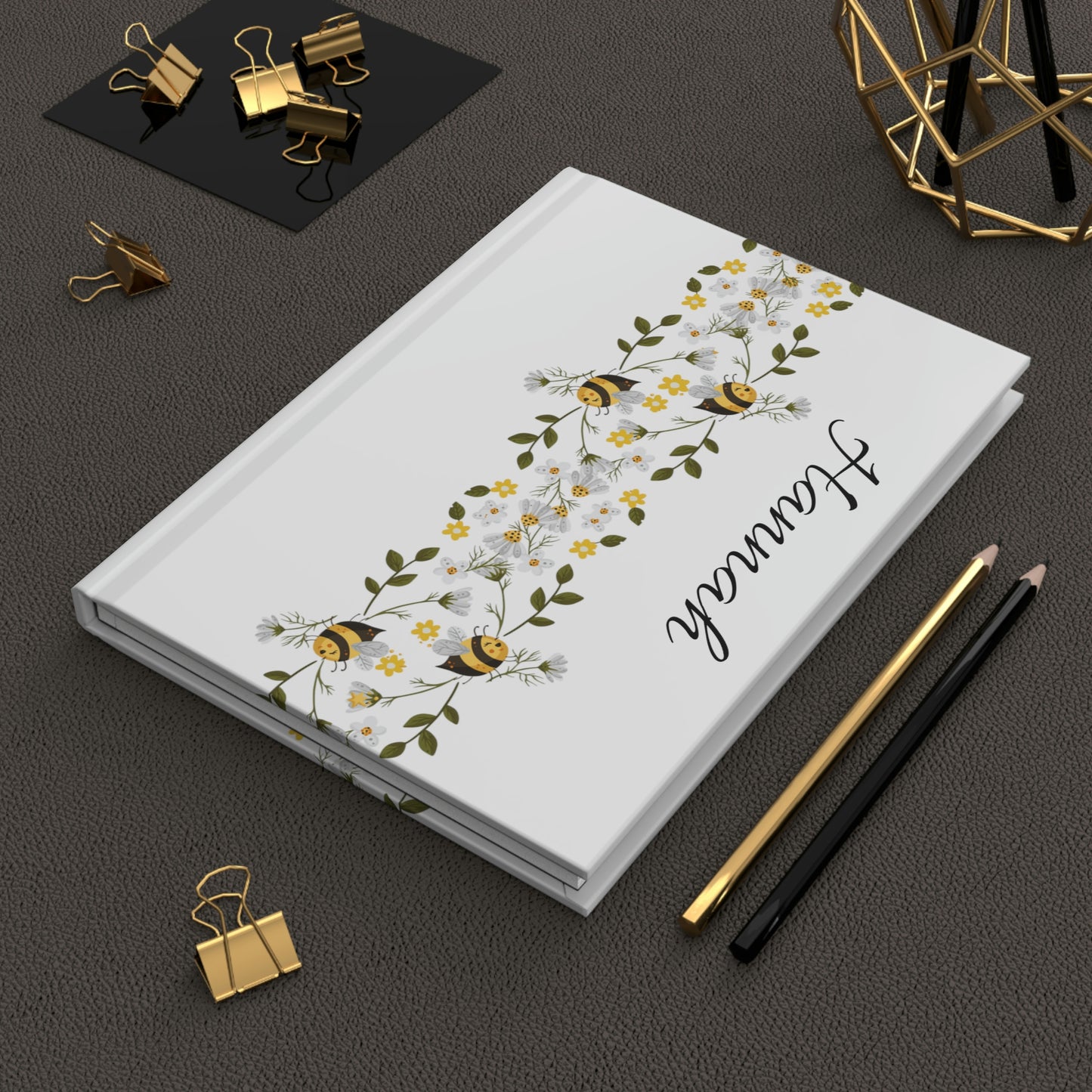 Personalized Honey Bee Journal / Bee Notebook