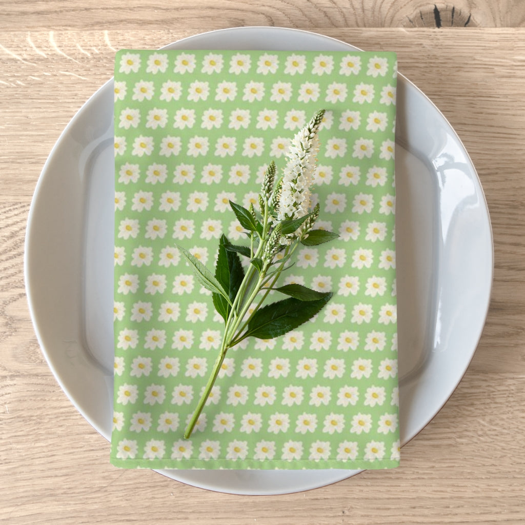Summer Daisy Cloth Napkins / Set of 4