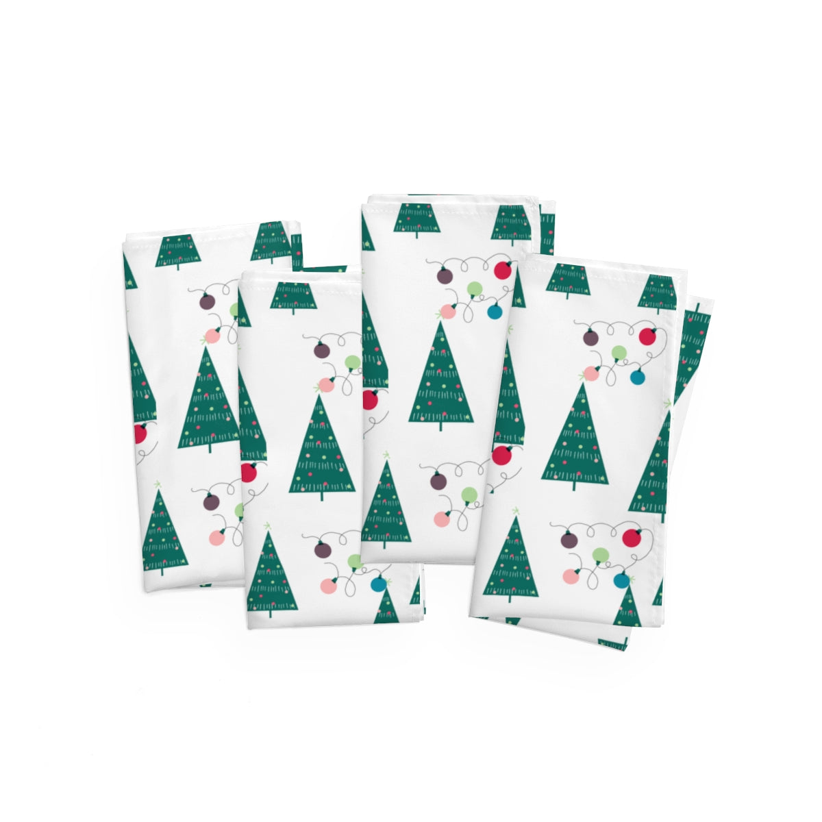 Christmas Napkins / Christmas Tree Decor / Christmas Lights Decor