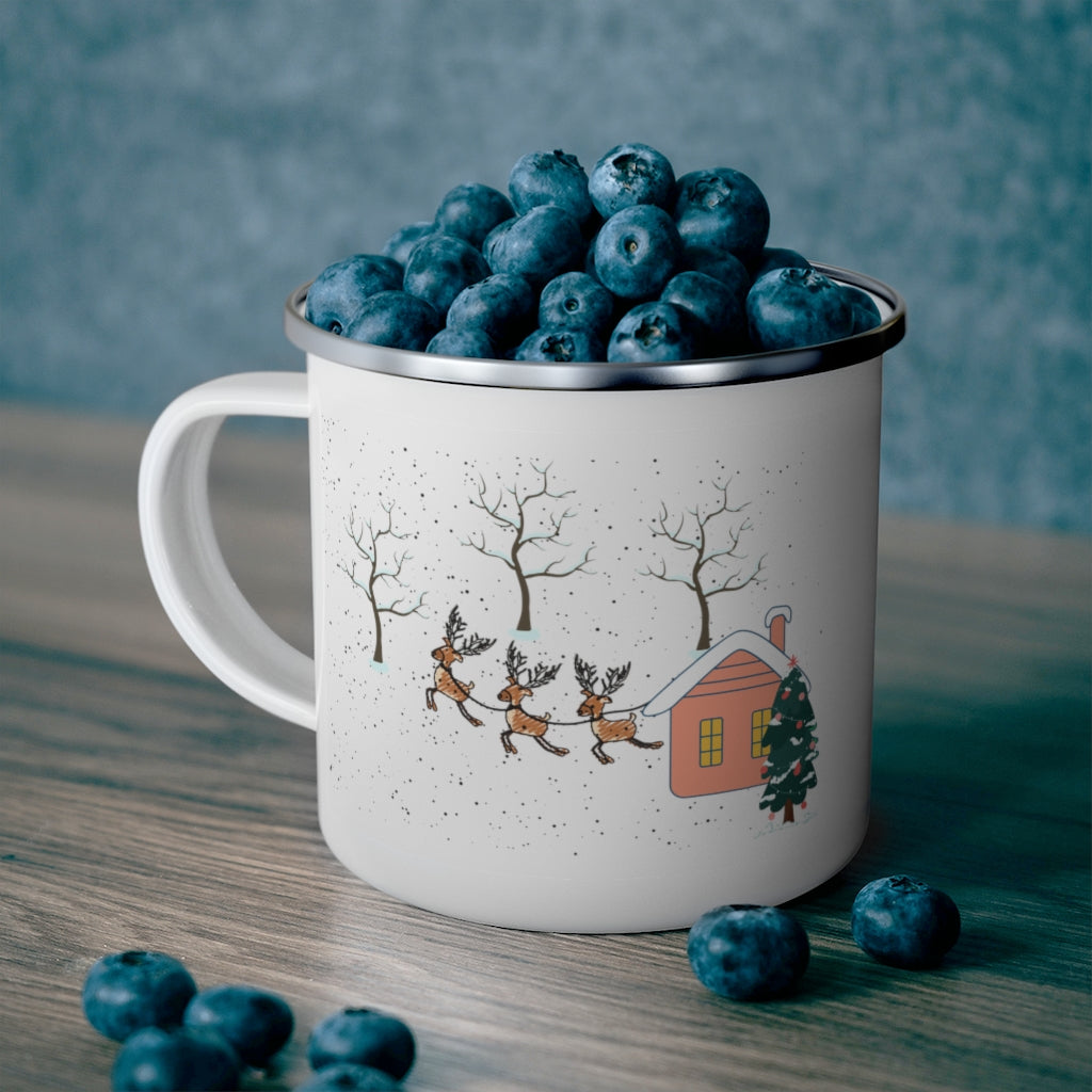 Christmas Mug / Reindeer Camp Mug