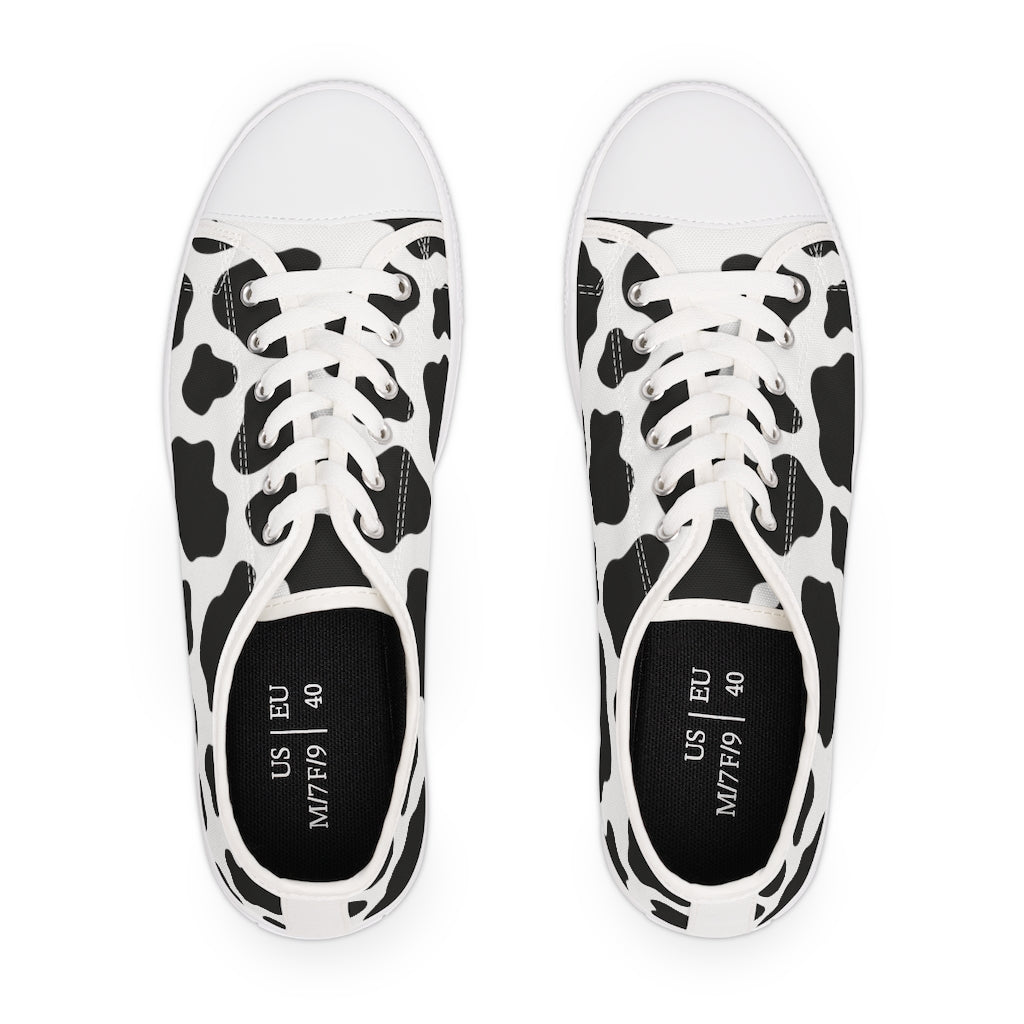 Cow Print Shoes / Cow Print Women's Sneakers