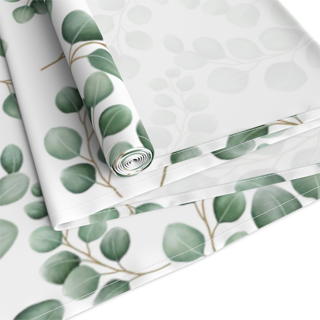 Eucalyptus Table Runner / Green Leaf Table Runner