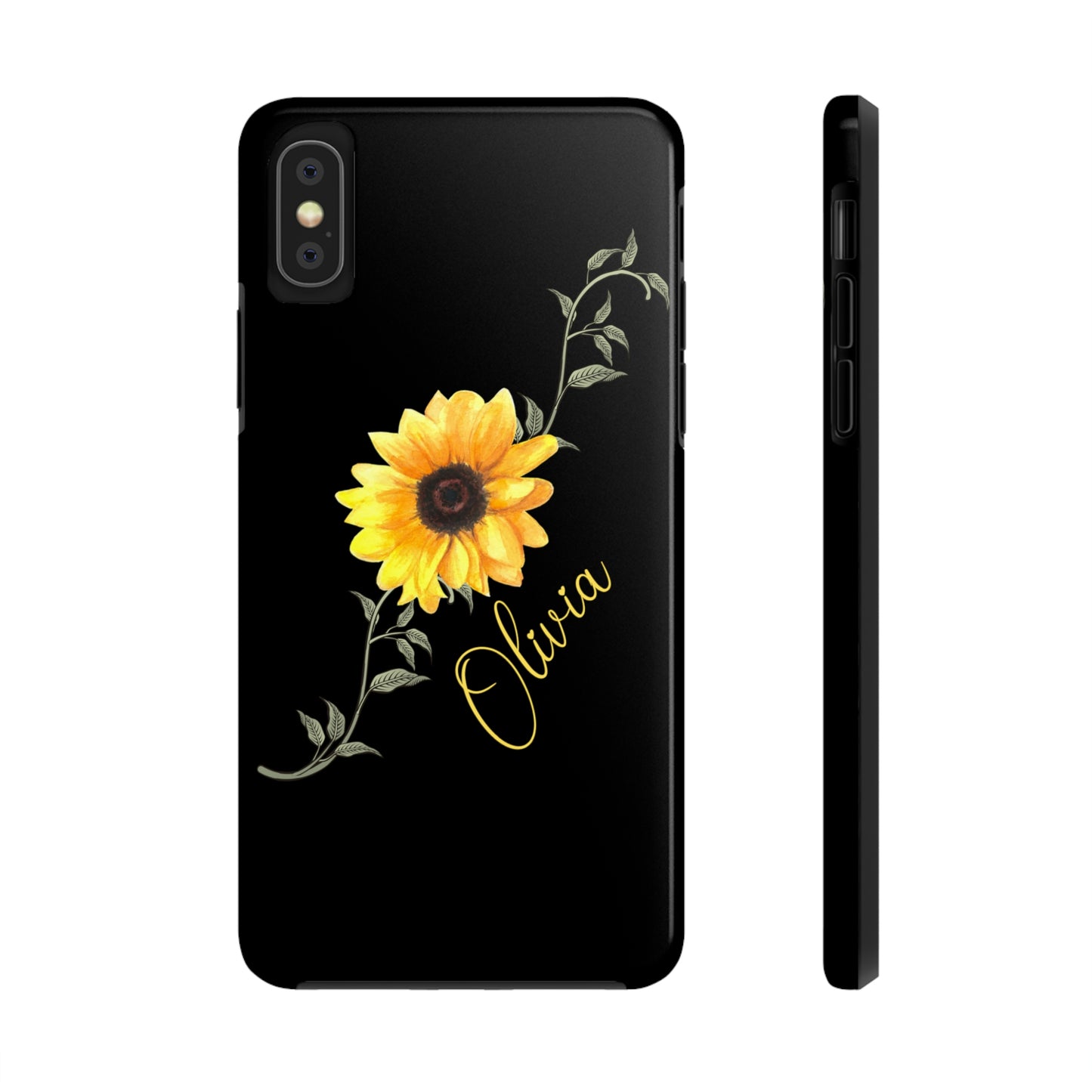 Sunflower IPhone Case / Personalized Girl's Phone Case