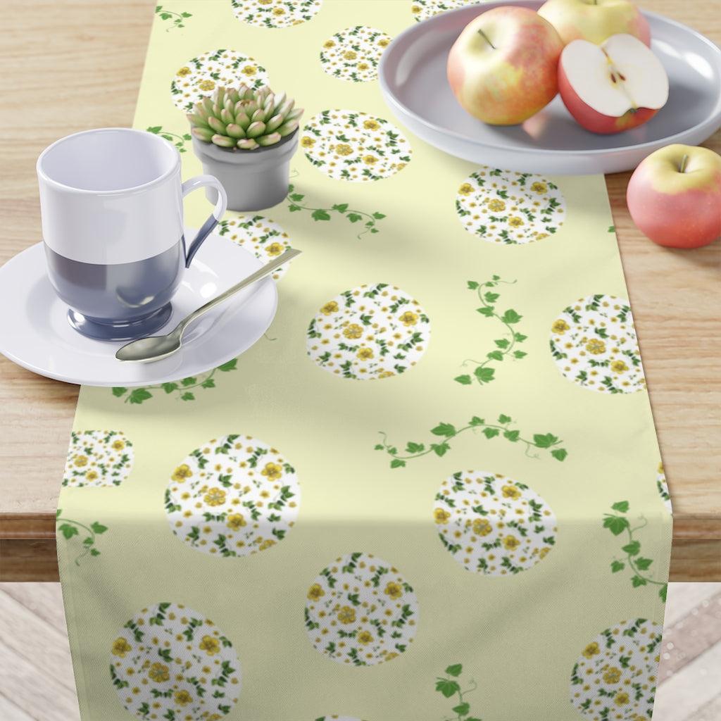 EASTER TABLE RUNNER / EASTER EGG TABLE DECOR / FLORAL TABLE RUNNER - FARMHOUSE FOR THE SOUL